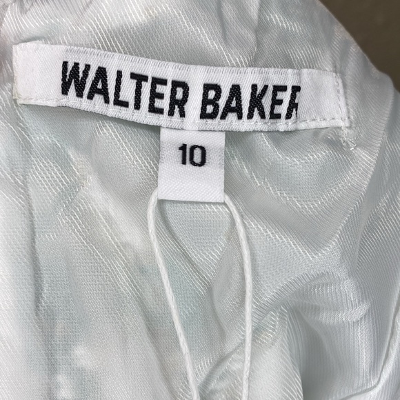 NWT Walter Baker Green White Tweed Barbara Dress Size 10 - Picture 13 of 16